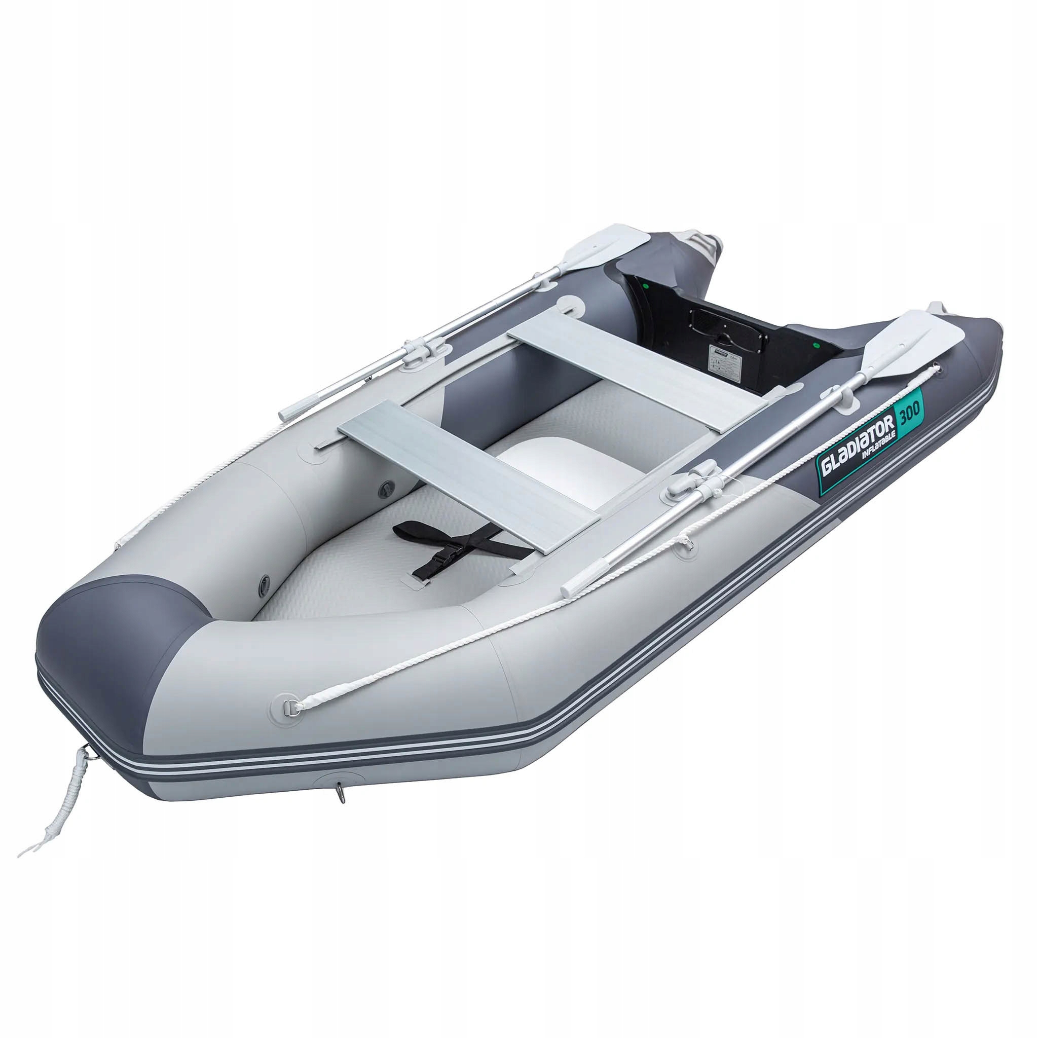 Ponton Gladiator AK300AD 300cm Sztywna Pompowana Podłoga 3os. 450kg 10KM