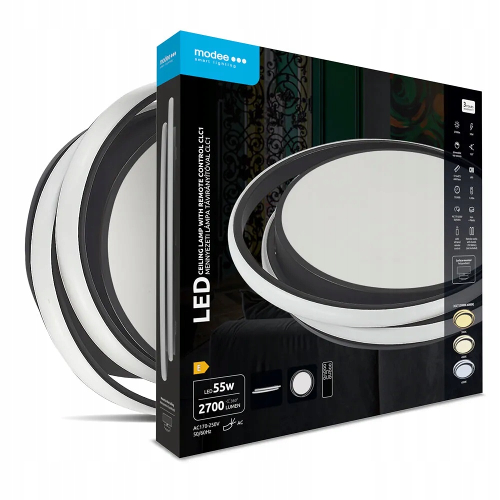 Modee Led stropné svietidlo CLC1 55W 3CCT 2700 lumenov