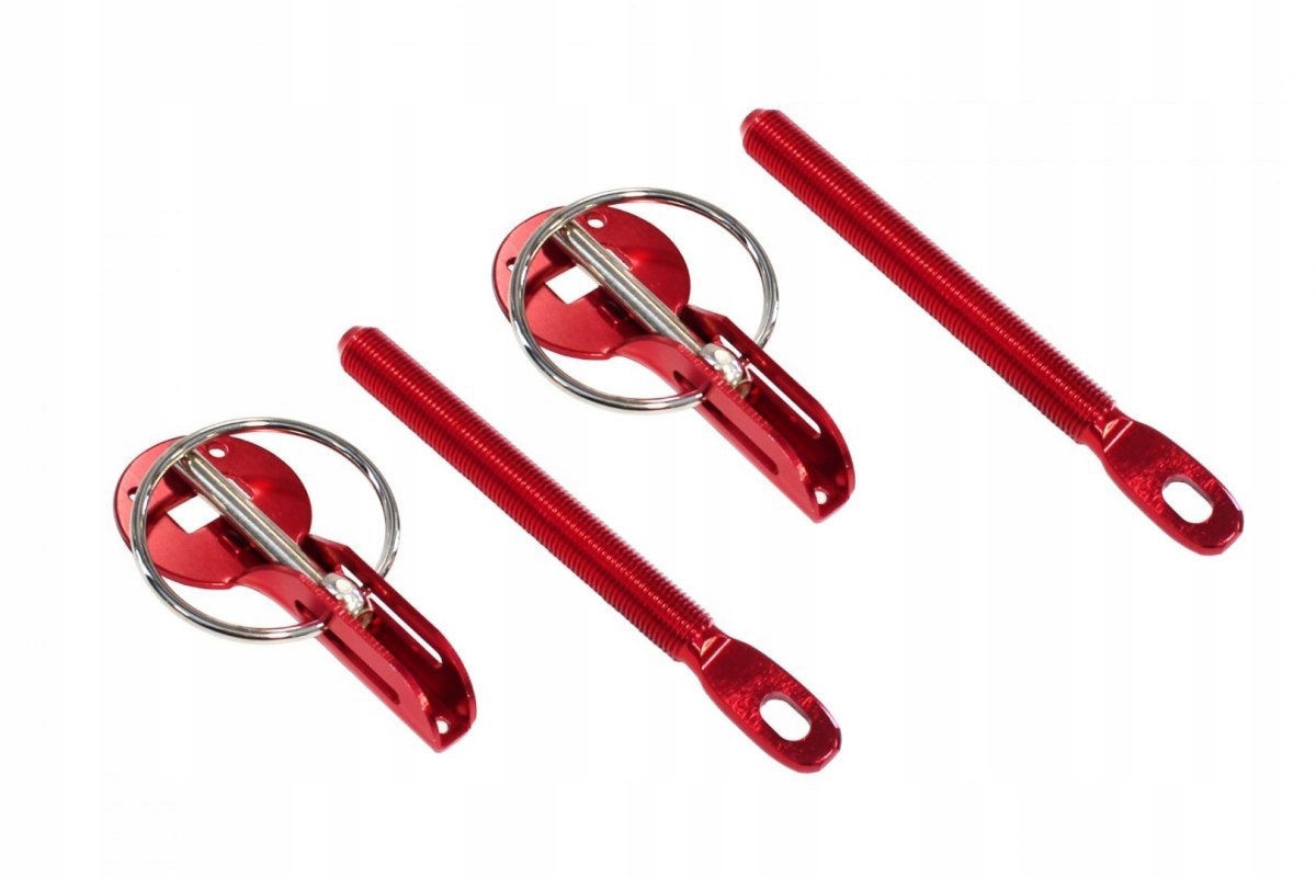 ALUMINIOWE ZAPINKI MASKI - EPMAN - CZERWONE Numer katalogowy części PP-ZM-043