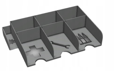 Nemesis Organizer karty intruzów żetonów Prezent