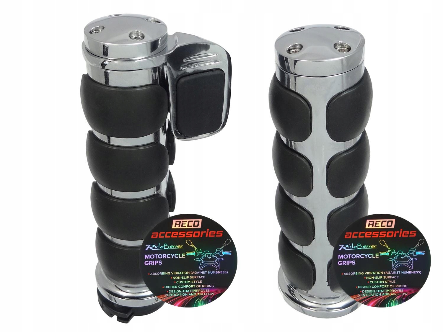 

manetki 22 mm z tempomatem chrom amortyzacja drgań