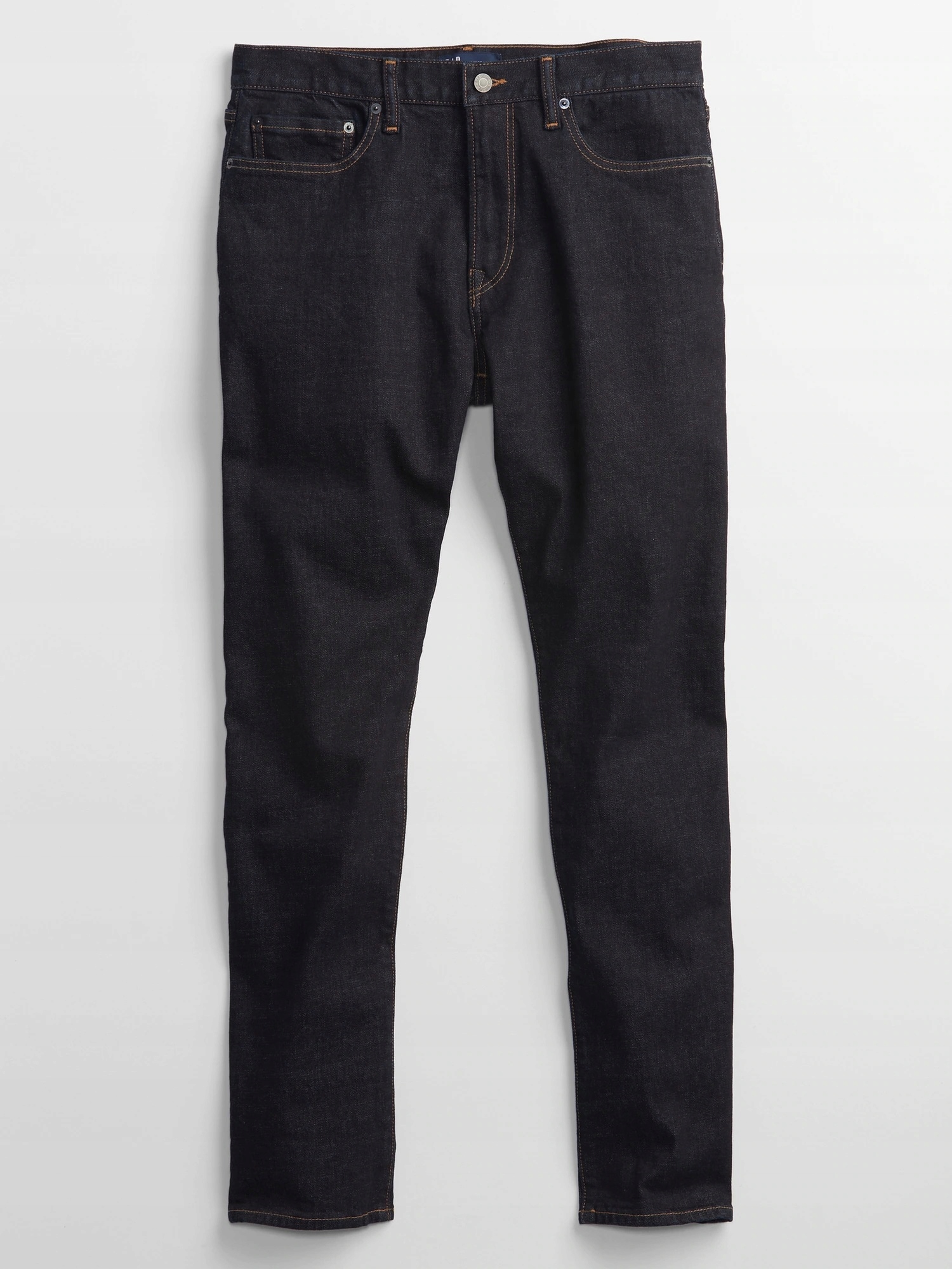Gap Džíny straight taper saratoga rinse modrá