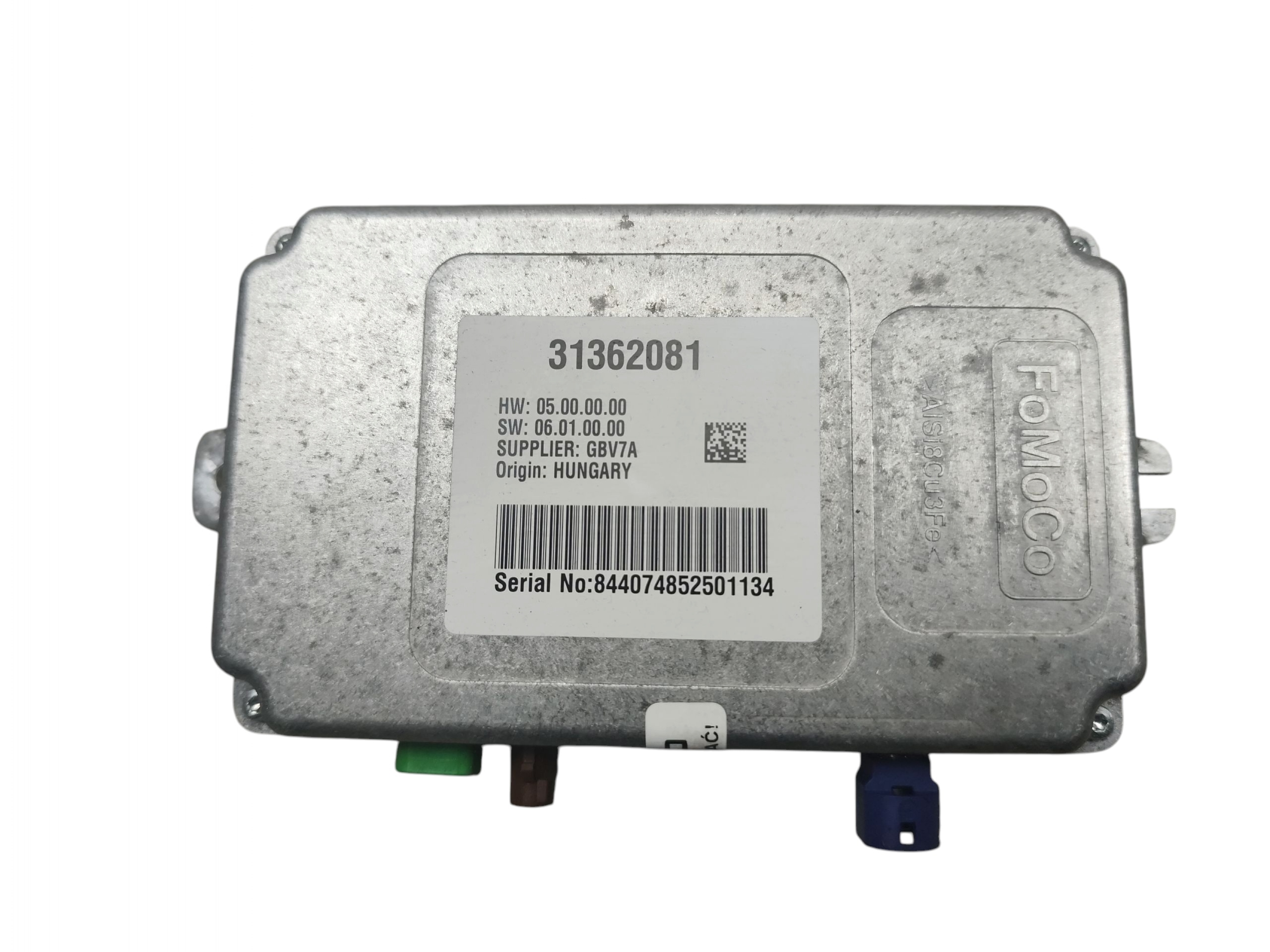module control unit KAMERY reversing VOLVO V60 and S60 II (2010-2013) 31362081
