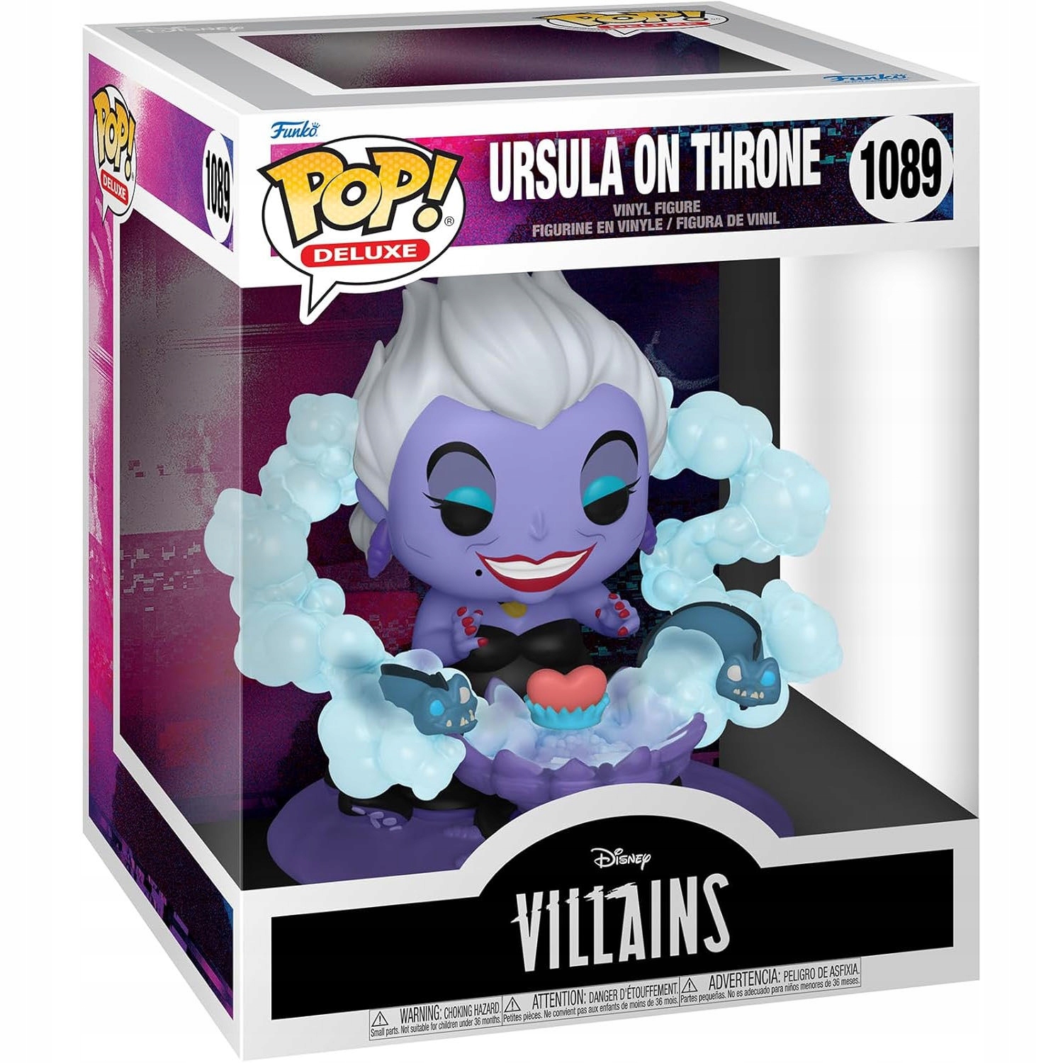 Funko Pop! Deluxe Disney Padouch Vinylová Figurka Ursula Na Trůnu 1089
