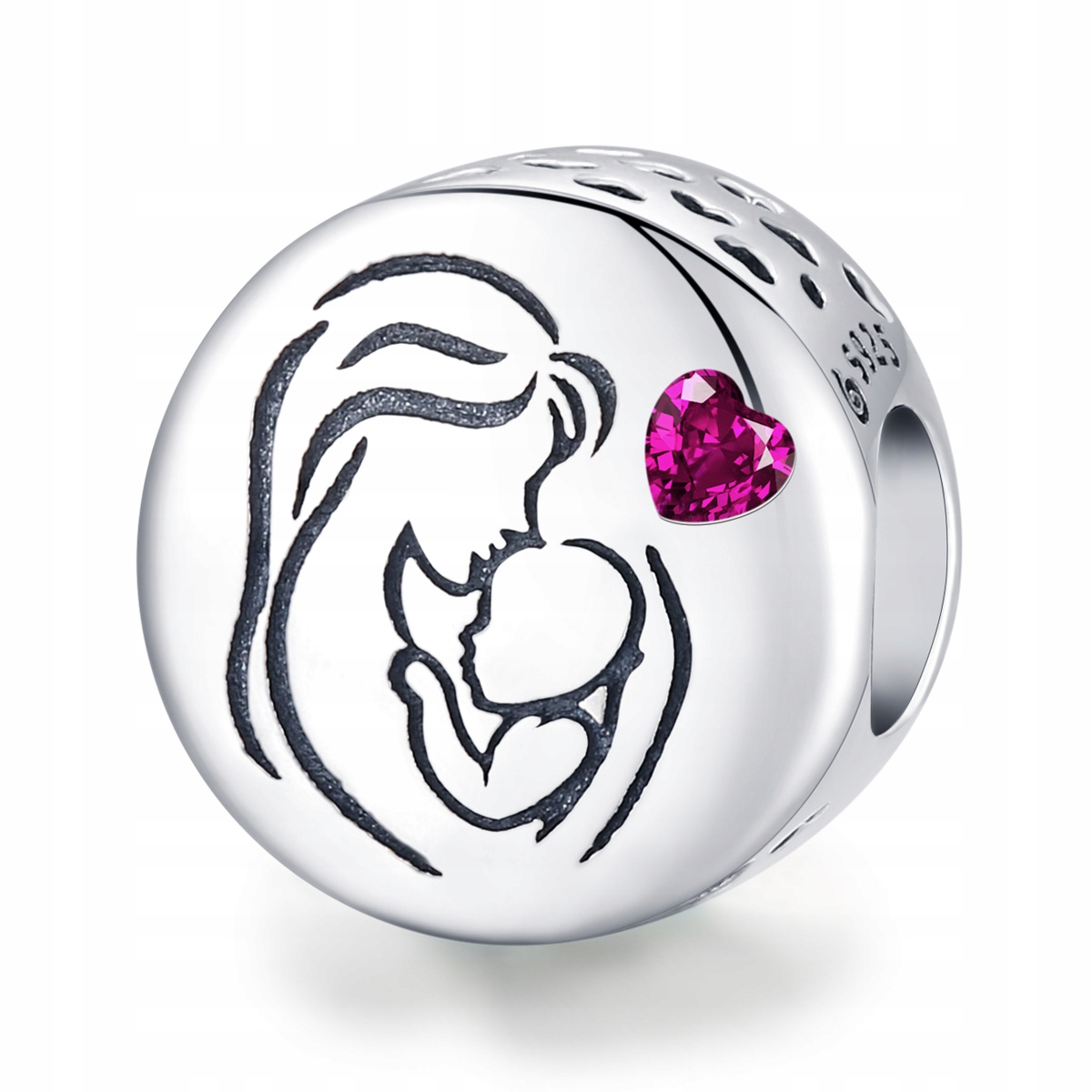

Charms Koralik Bransoletki Mama Dziecko srebro