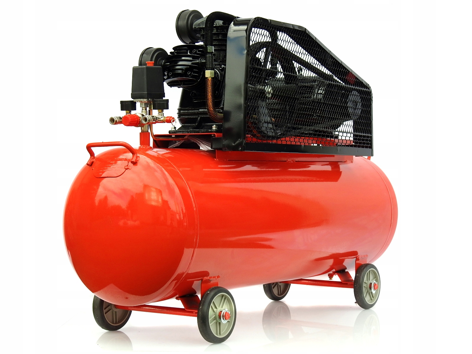 KOMPRESOR OLEJOWY 200L ZE SPRĘŻARKĄ 5.9KM 690 l/min Wydajność efektywna 430 l/min