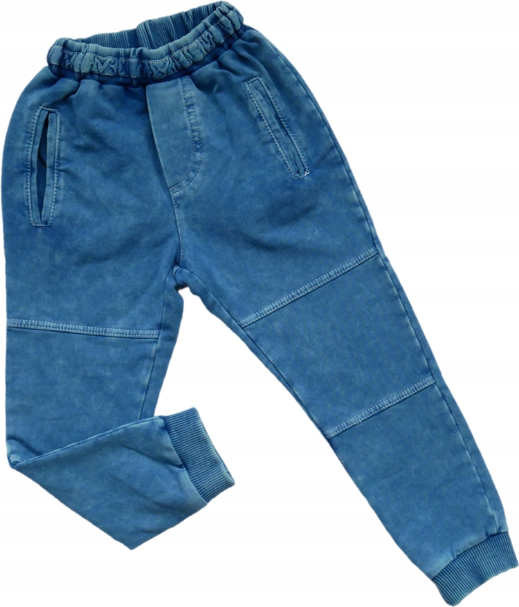 Nohavice pre chlapca dekatizované modré 110