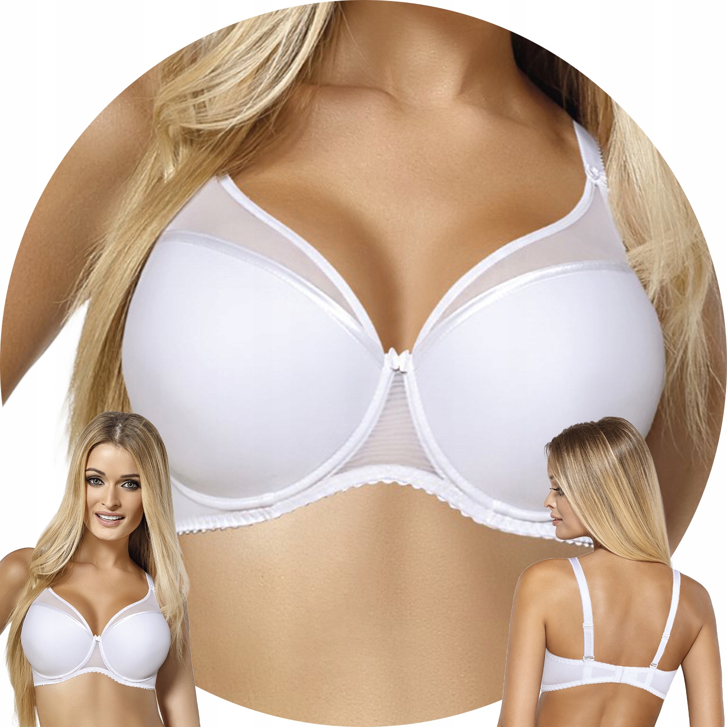 PariPari Ellie Maxi Push-up podprsenka bílá 80F