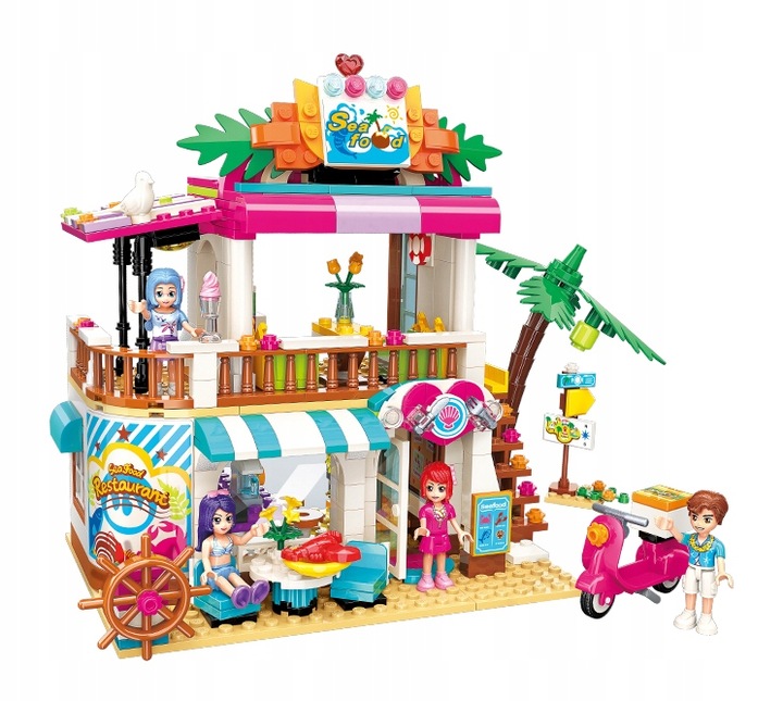 

Klocki Restauracja na Plaży 523el zgodne z Lego