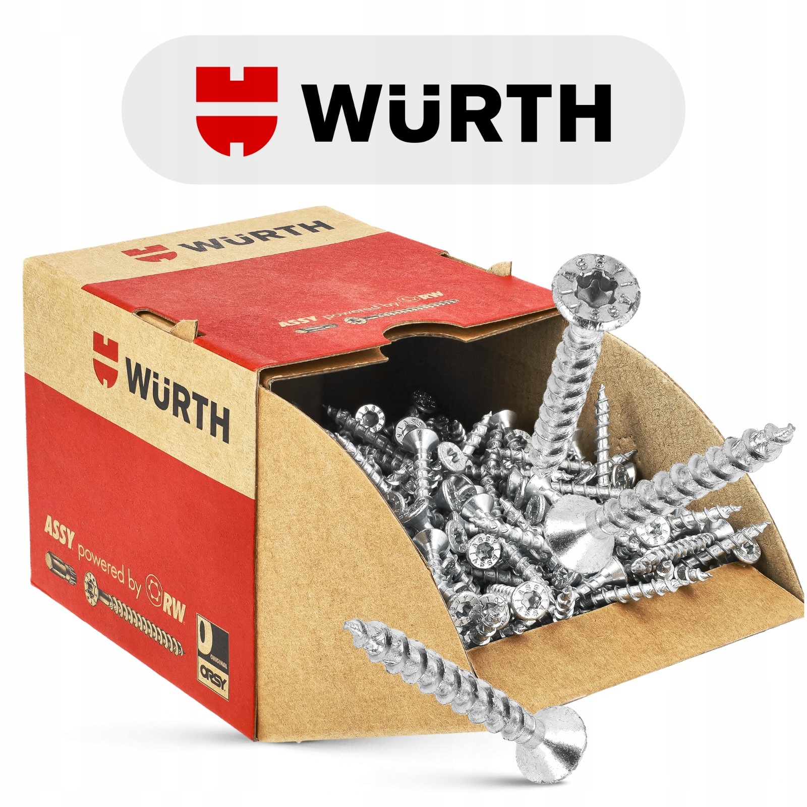 Wurth Vrut Do Spojovacích Prvků Assy 4 Cs Ocel Pozinkovaná Plný Závit 1000 Kusů