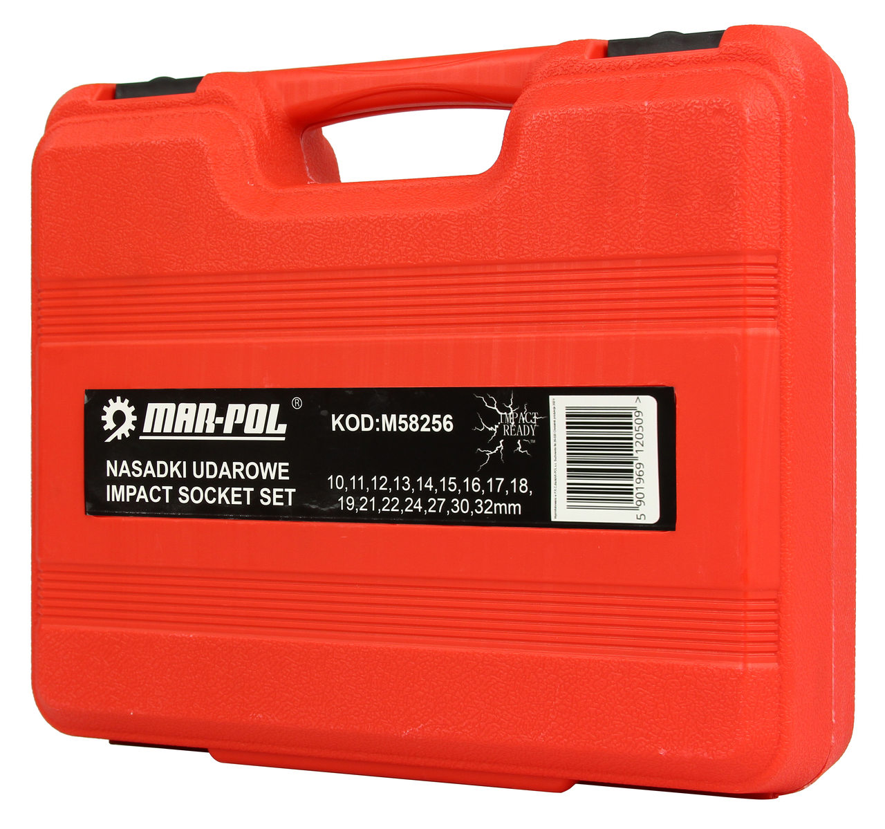 NASADKI UDAROWE 1/2'' ZESTAW NASADEK 10-32MM 16ELE Marka Mar-Pol
