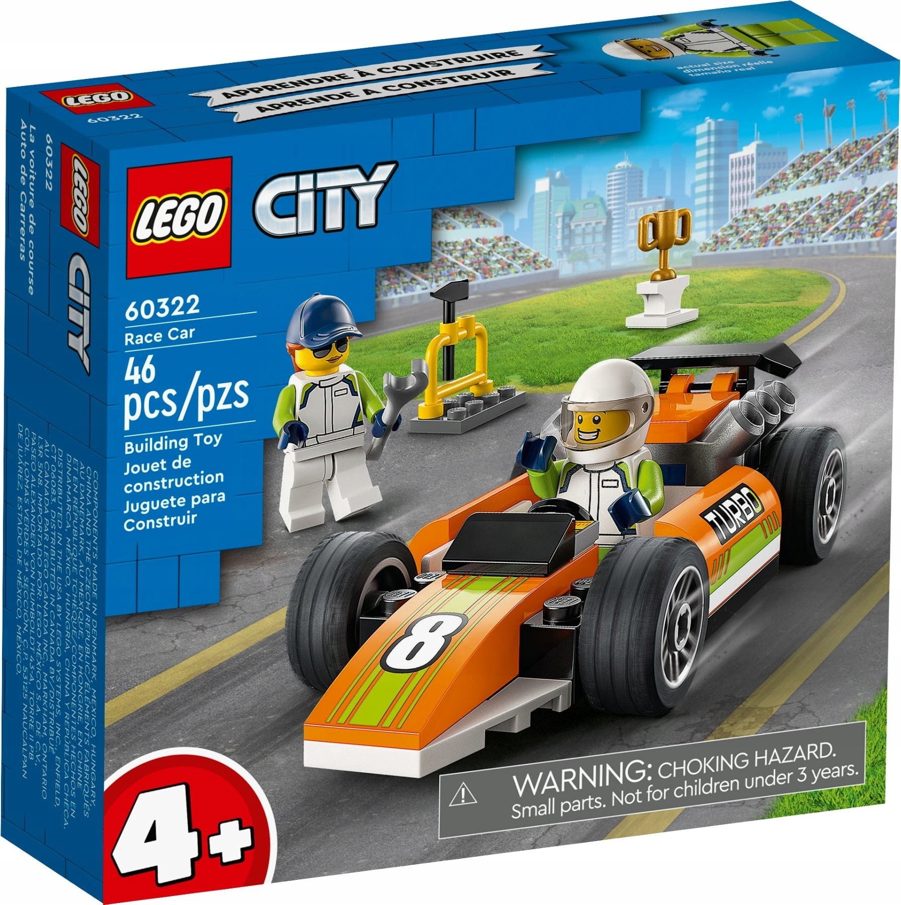 

Lego 60322 City Samochód wyścigowy