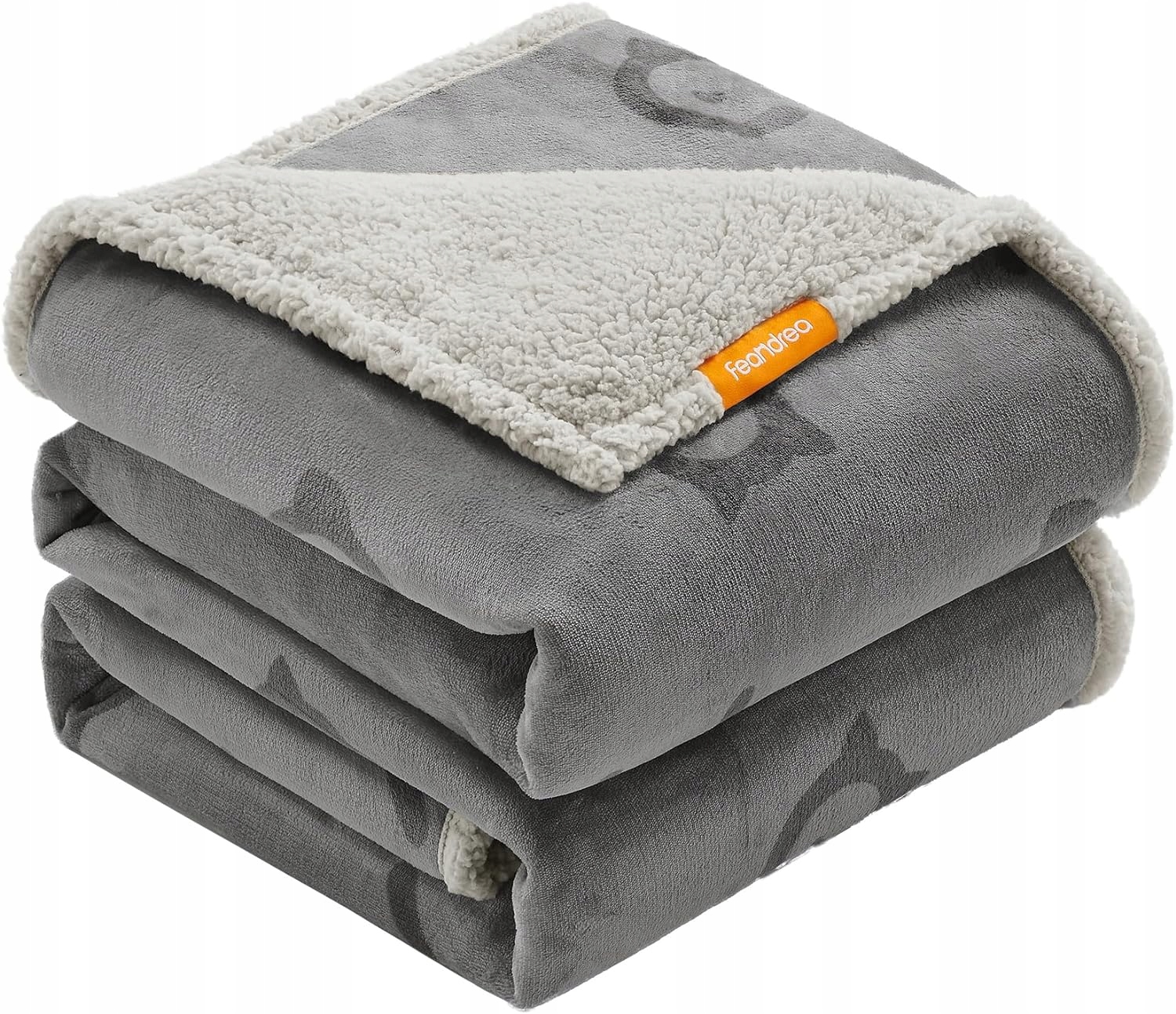 Levně Voděodolná deka pro psy koček 73x63 Cm Polar Sherpa Oboustranná Šedá