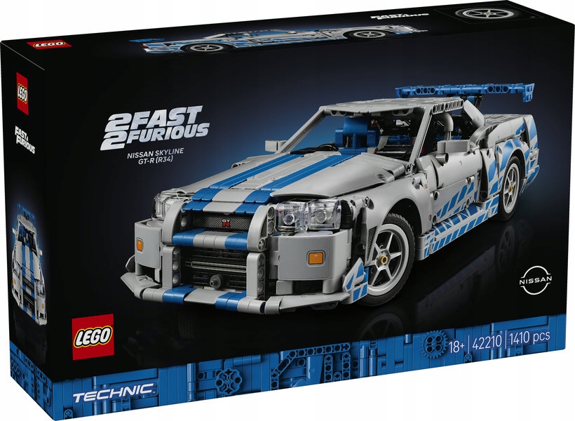 stavebnice Lego Technic 42210 Auto Nissan Skyline Gt-r (R34)