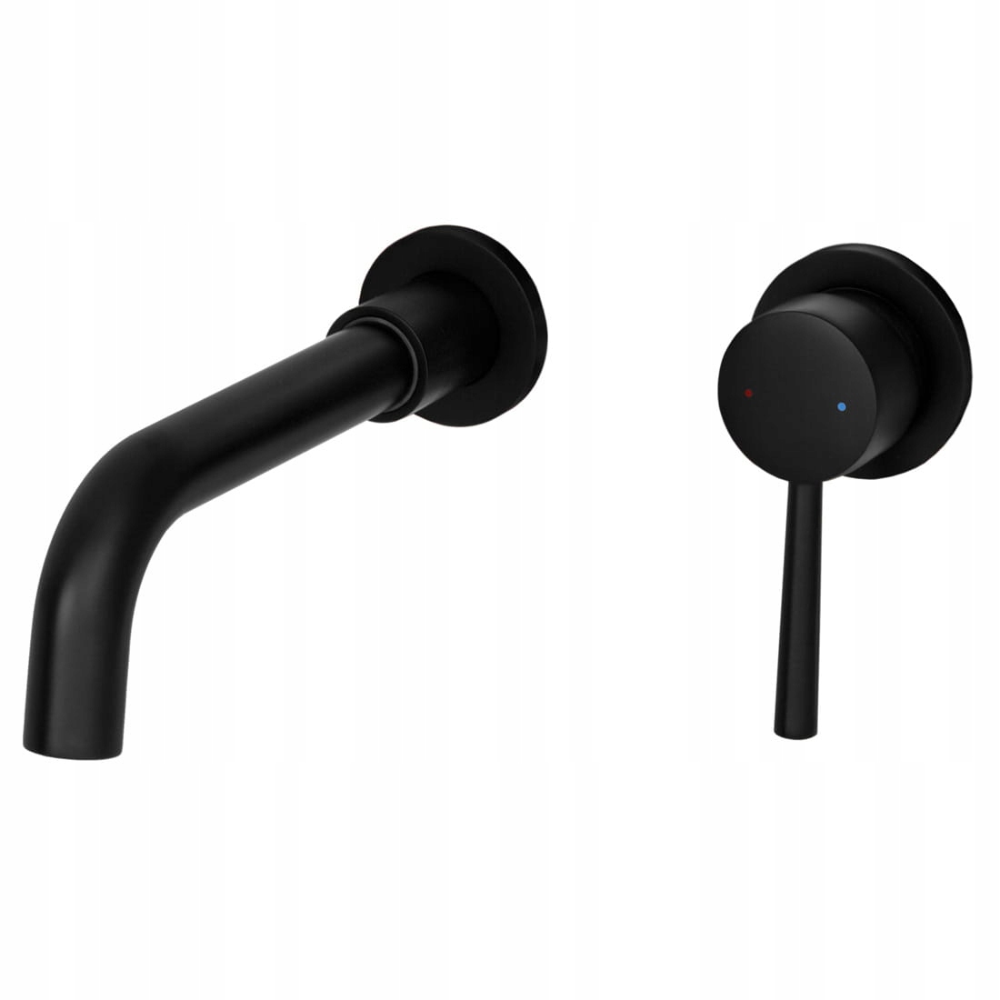 Roy chrómová podomietková umývadlová batéria čierna Gamma