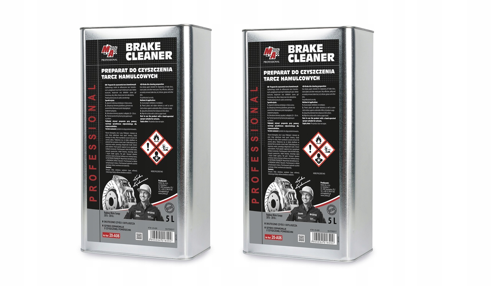 

Moje Auto Zmywacz Do Hamulców 5L Breake Cleaner