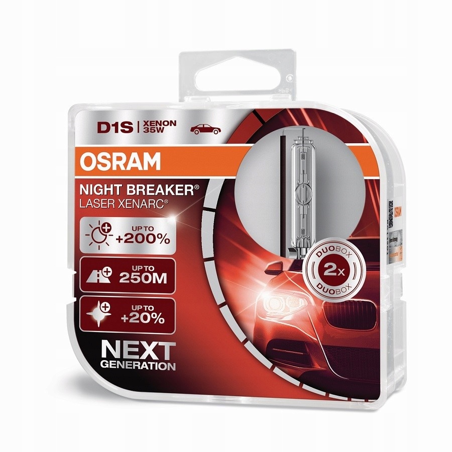 

D1S Osram Night Breaker Laser Xenarc +200% 2SZT