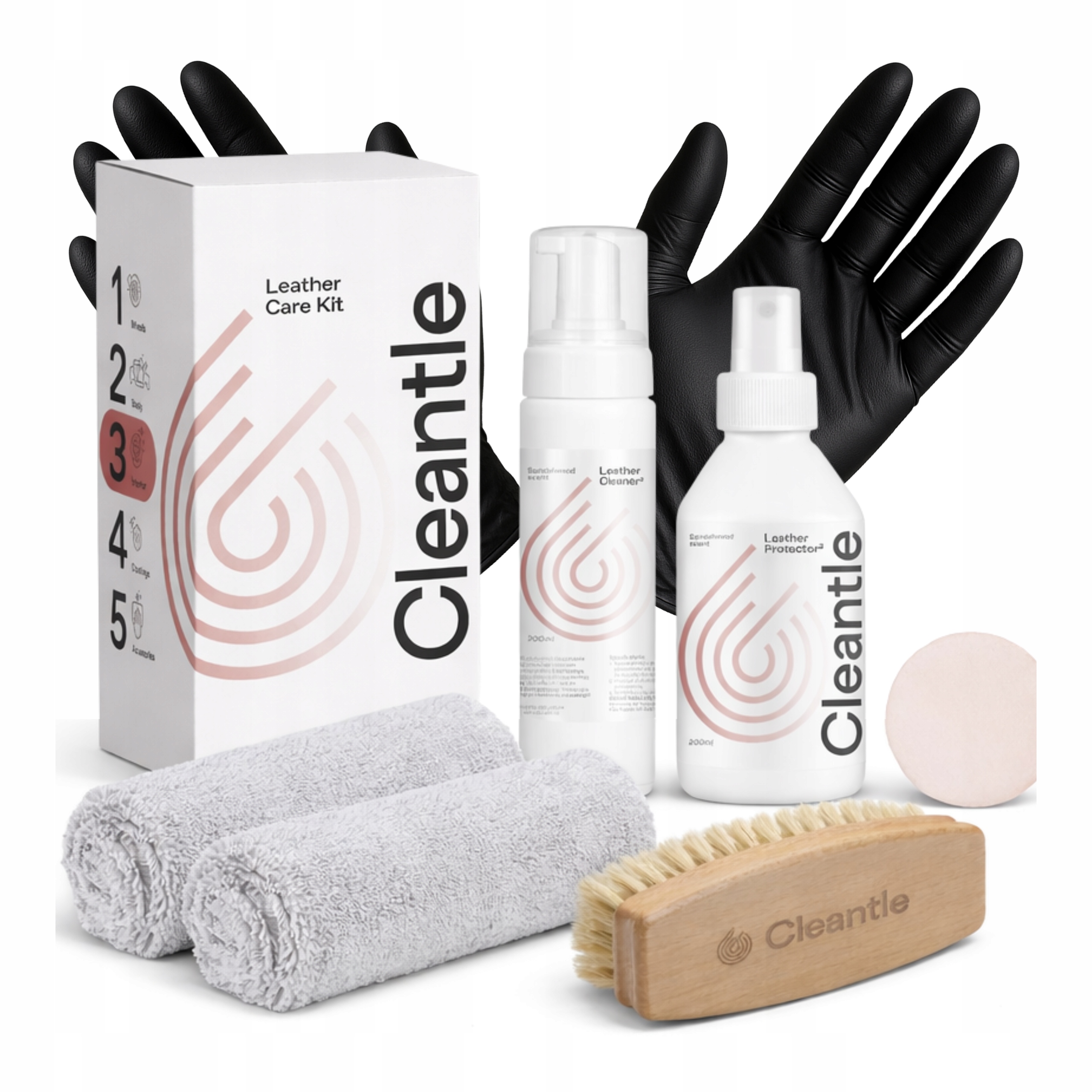 Zestaw do czyszczenia i ochrony skóry Cleantle Leather Care Kit