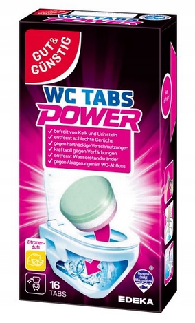 

G&g Gut & Günstig Tabletki do Wc Tabs Power 16 szt