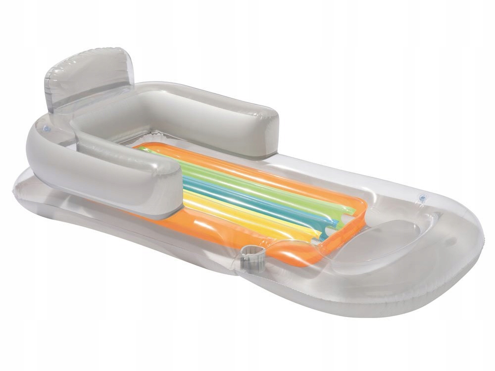 43028 MATERAC Z OPARCIEM FOTEL BESTWAY KOLORY DMUCHANY DO WODY Model 43028