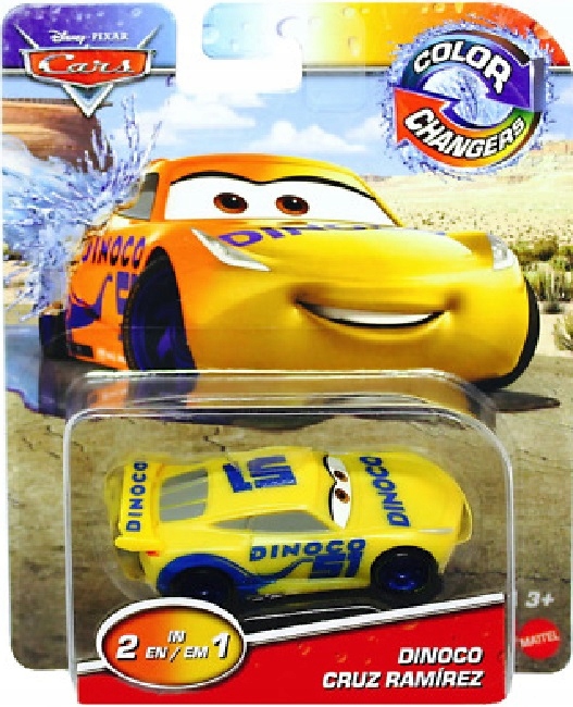 

Cars Autko Zmieniający Kolor Cruz Ramirez GNY97