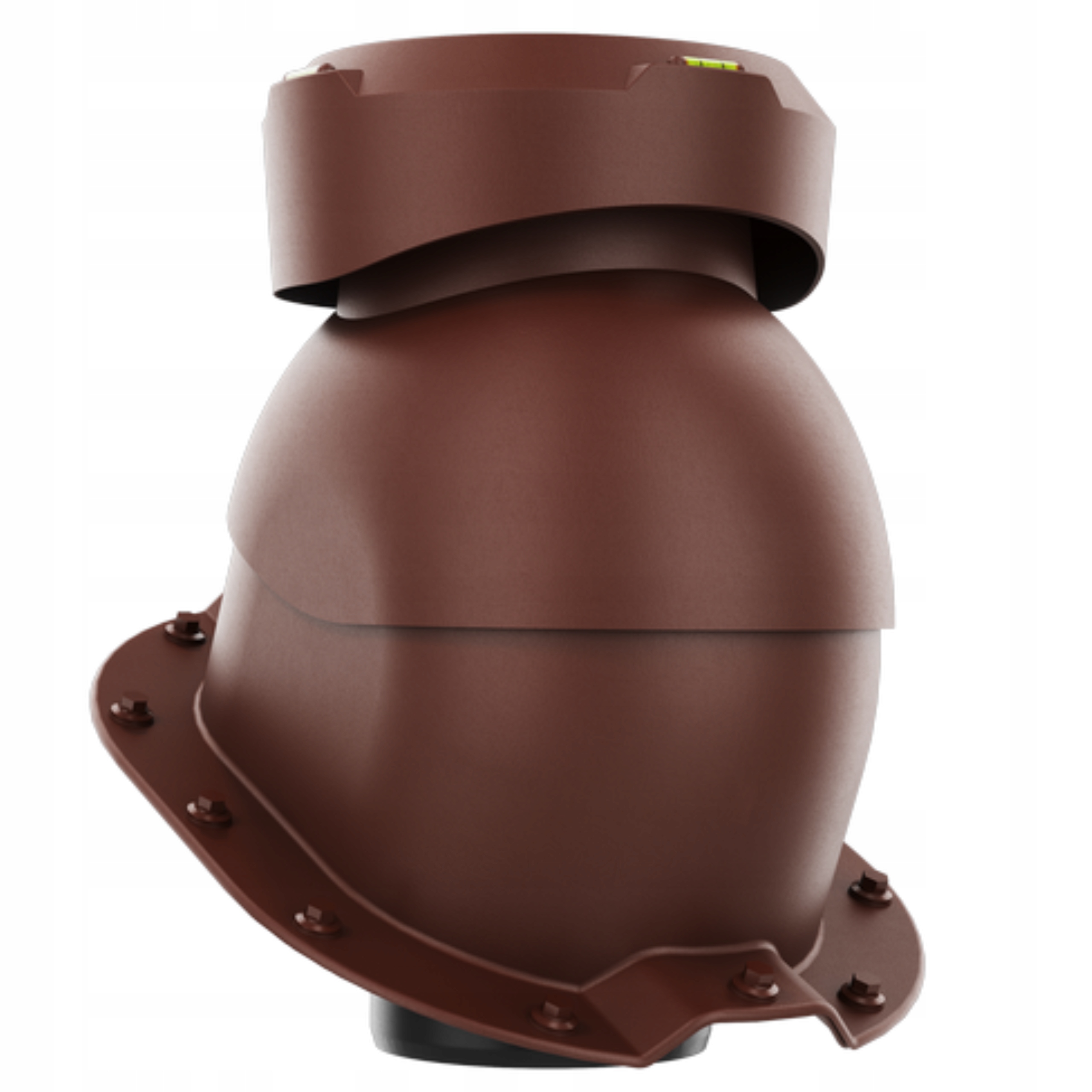 Krbový kanalizační ventilátor fi110 na plech Budmat Taira Bronz 8017