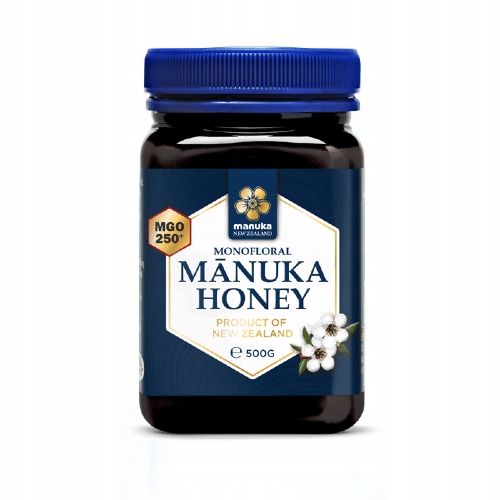 Levně Med Manuka New Zealand 250+ Mgo 500g Surový Nevyhřívaný