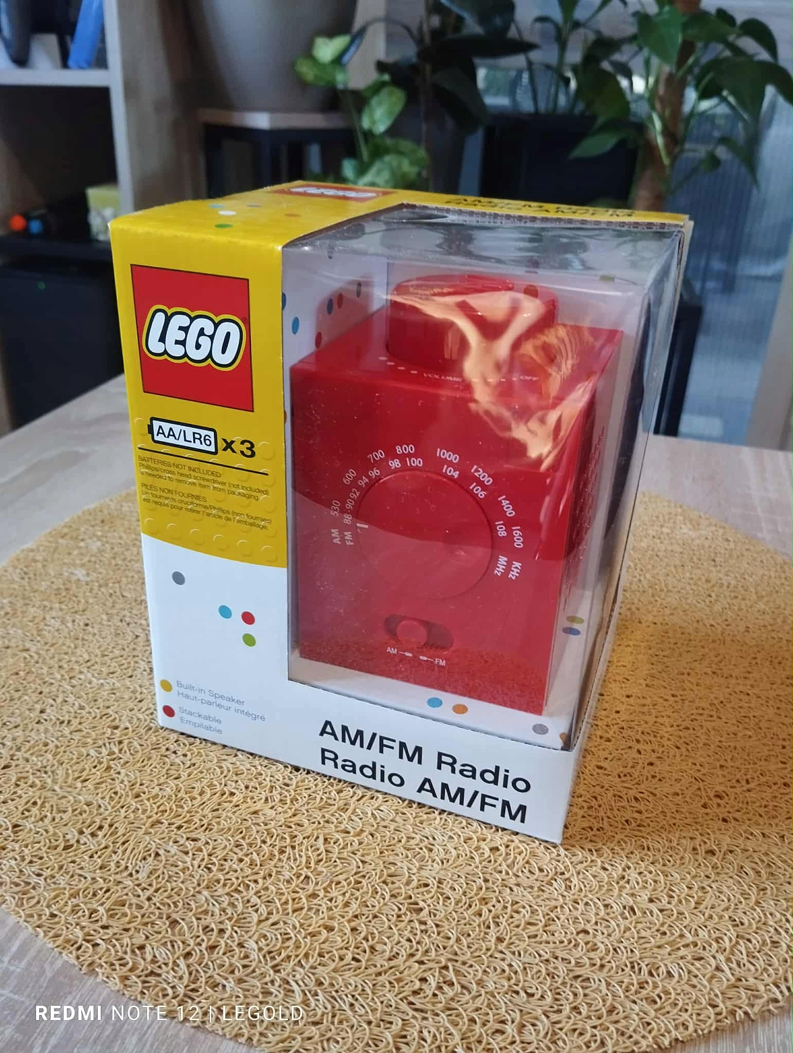 Lego LG11050 Rádio Block Red Fm Nová Unikát Kostka 1X1