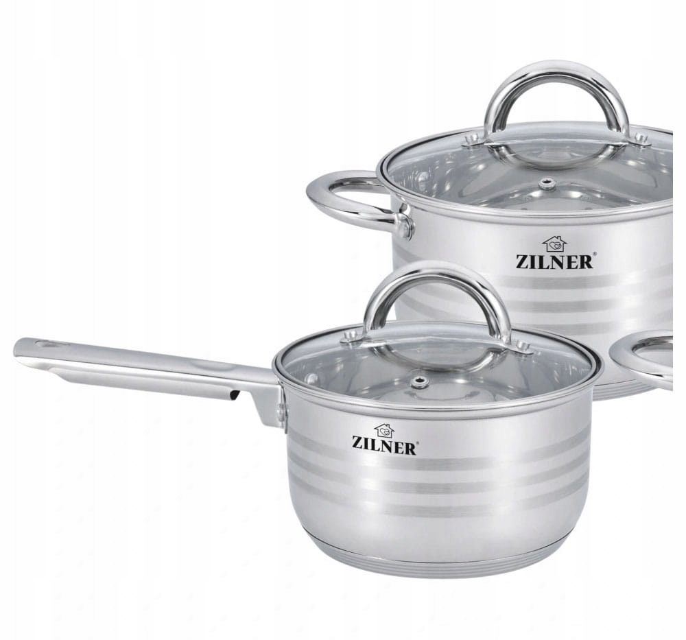 ZESTAW GARNKÓW STALOWYCH 12 ELE ZILNER ZL-8102 Liczba elementów w zestawie 12