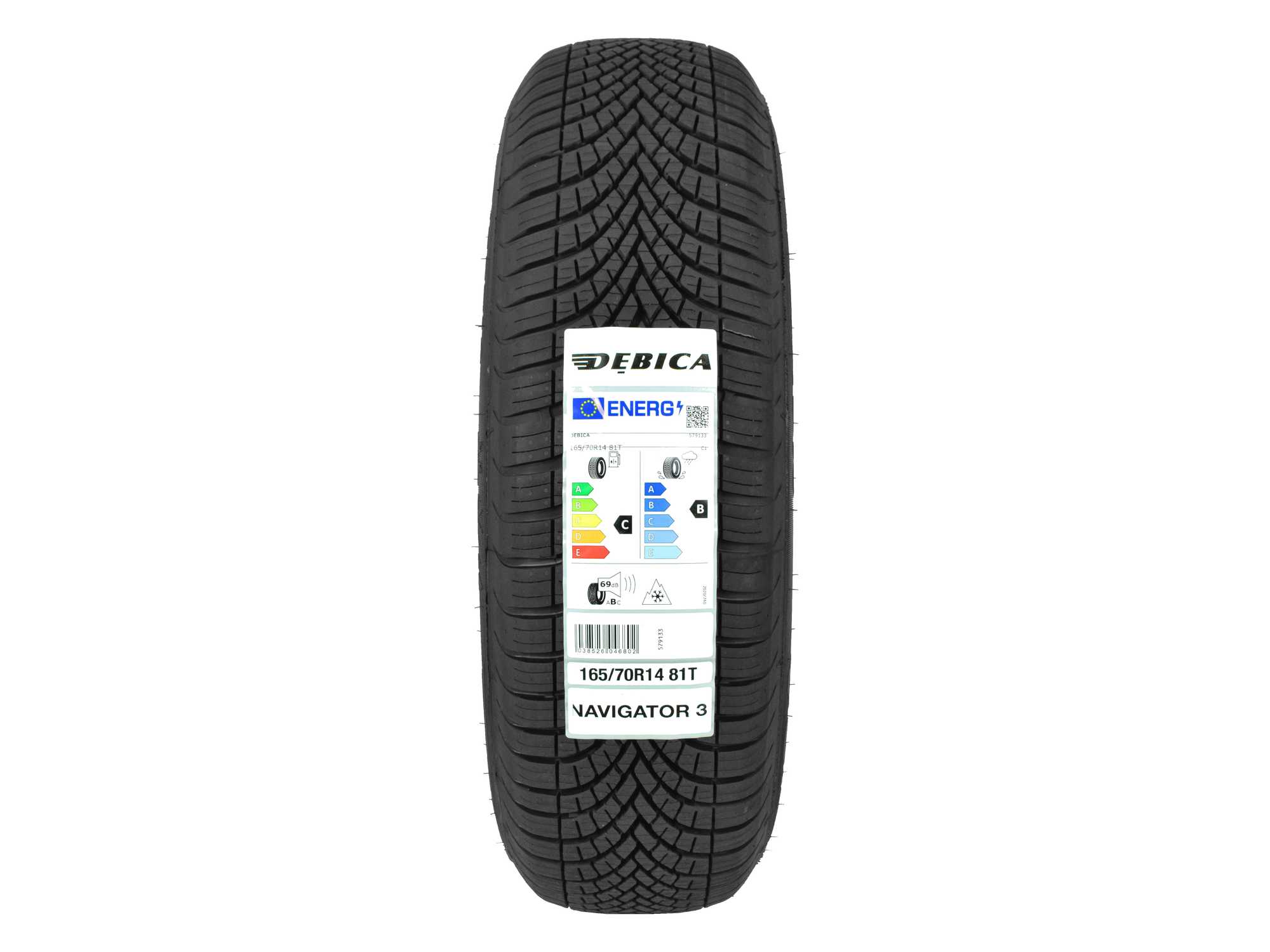 2 Opony całoroczne 165/70R14 DĘBICA Navigator 3 Sezon całoroczne