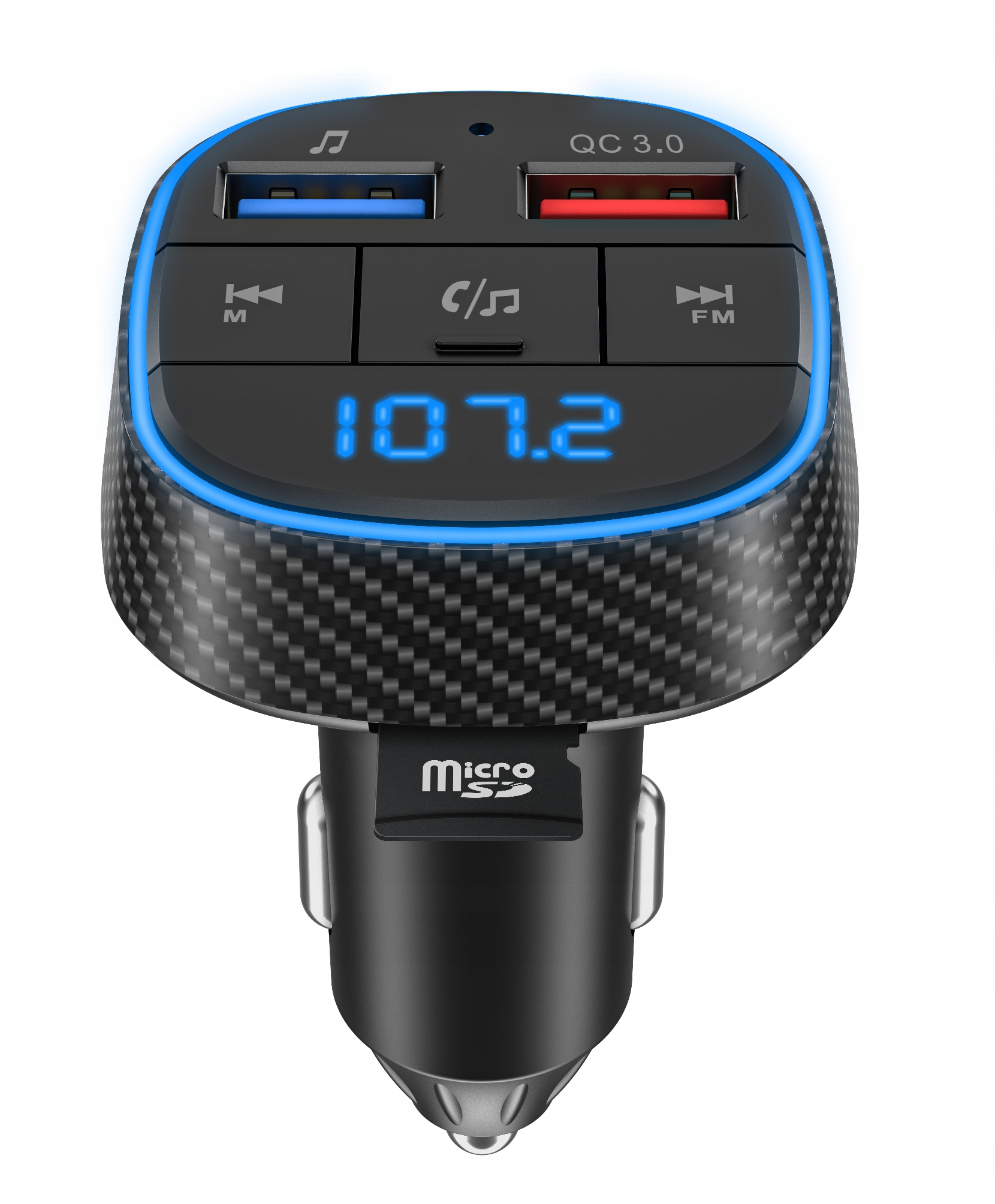 Transmiter FM BT z ŁADOWARKA USB Bluetooth Kod producenta BHF02 BASE