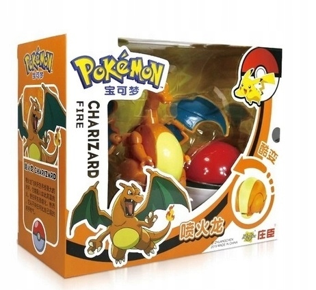 

Pokemon figurka Charizard 11 cm z pokeballem