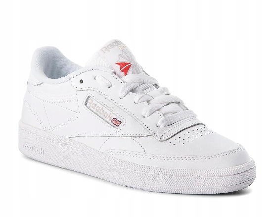 Reebok Club C 85 Dámské Sportovní Boty Bílé Kožené 37.5 37,5 3_9 Pozadí