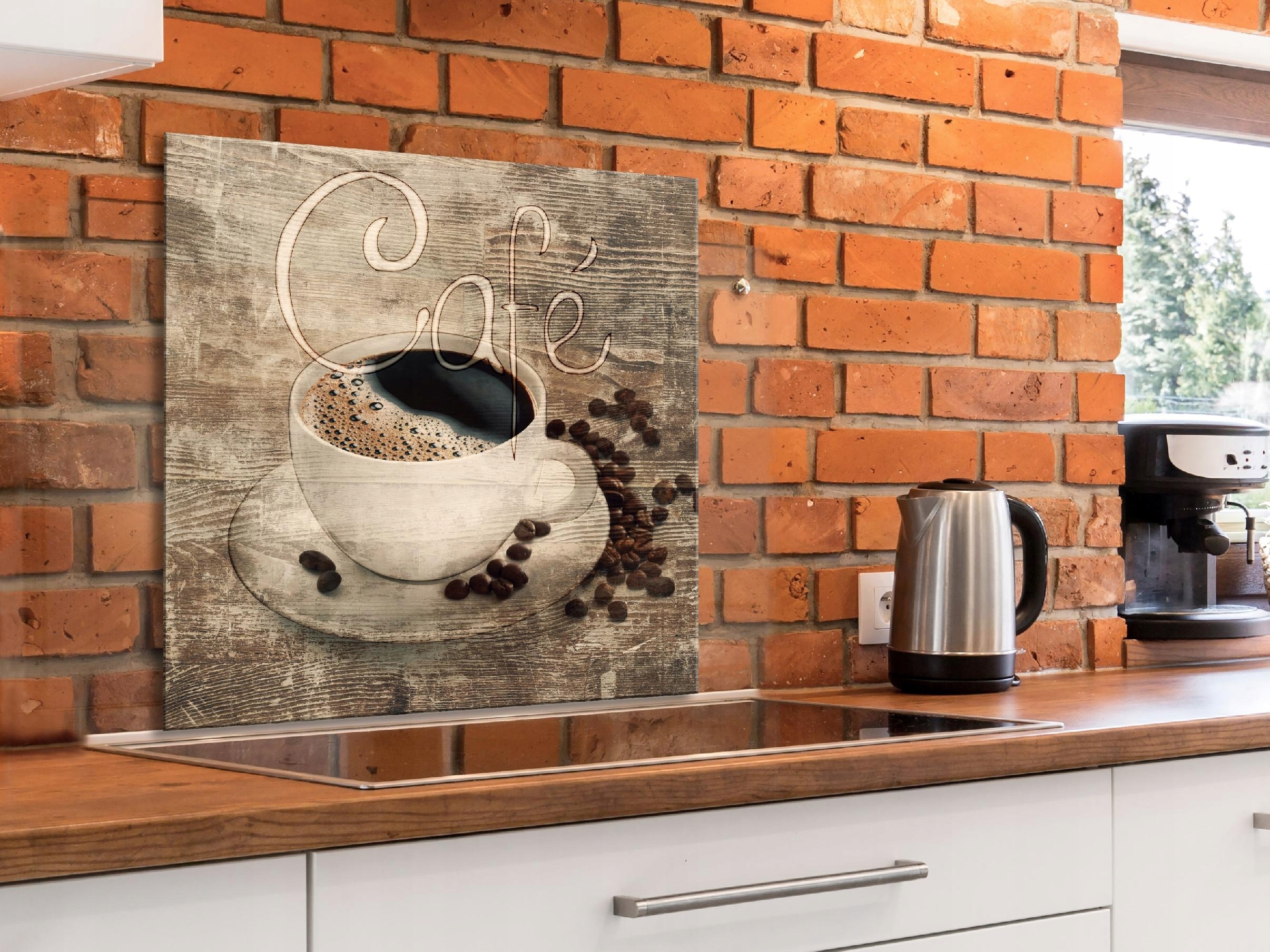 Skleněný Kuchyňský Panel 80x80 j-A-0082-aq-a