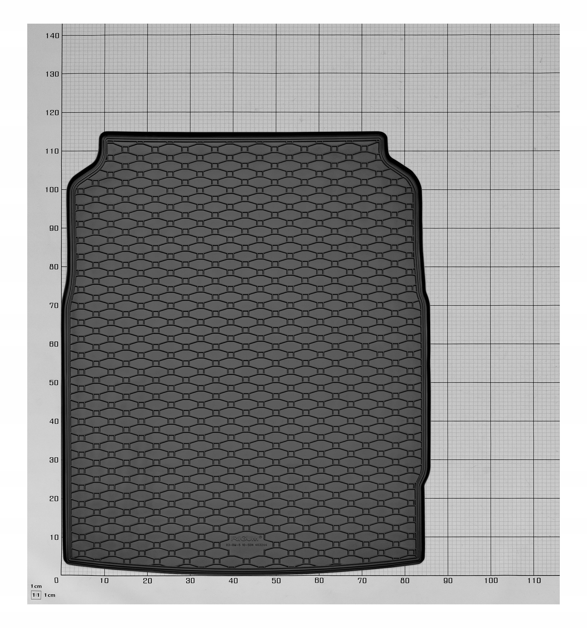 Zestaw dywaników do BMW 5 (F10) Sedan od 2010 do 2014 Materiał guma