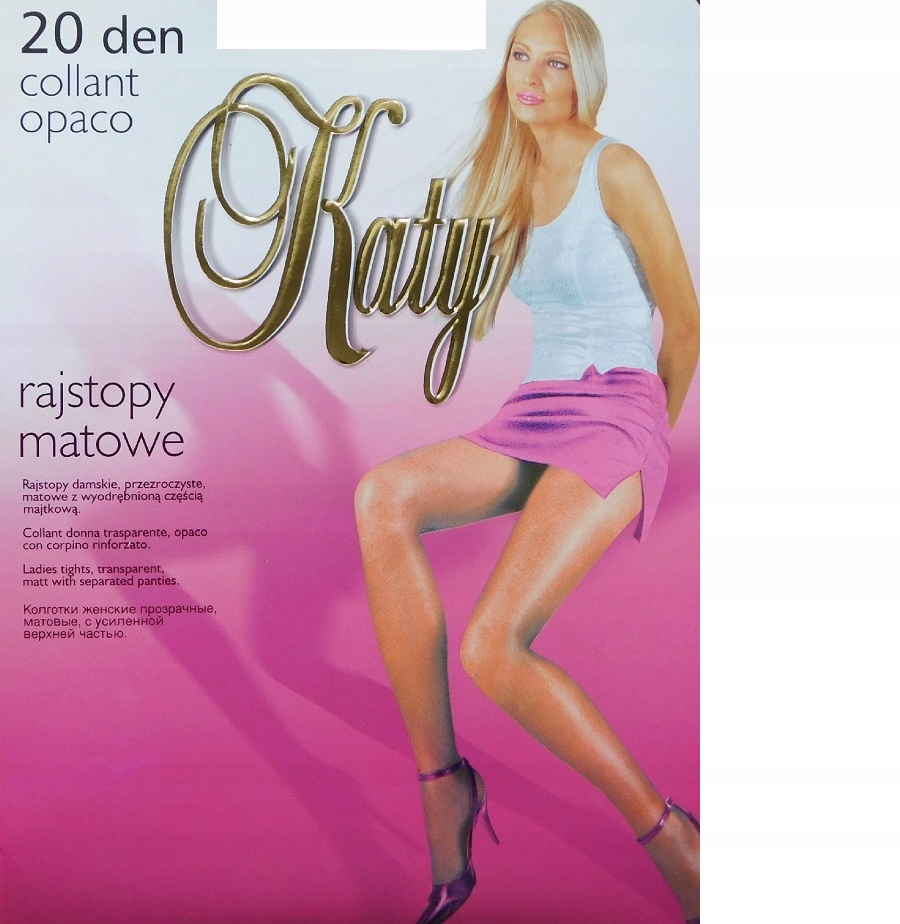 

Katy Opaco 20den cienkie półmatowe bianco 3