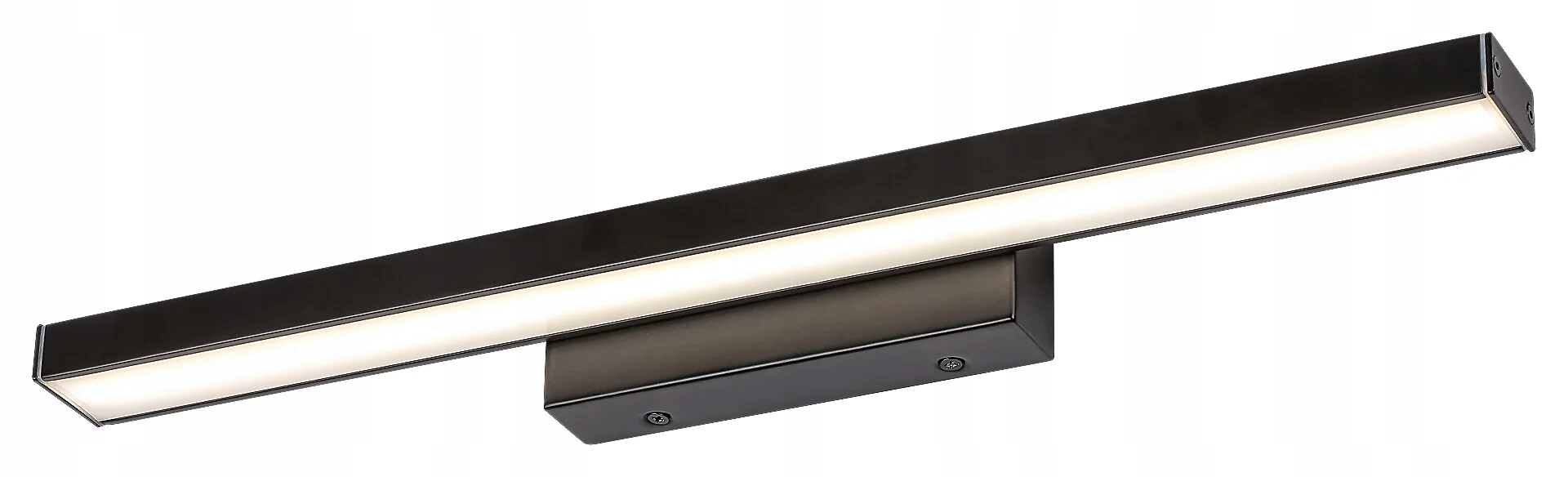 Nástenné svietidlo nad zrkadlom vstavané Led čierne matné John 5732 Rabalux