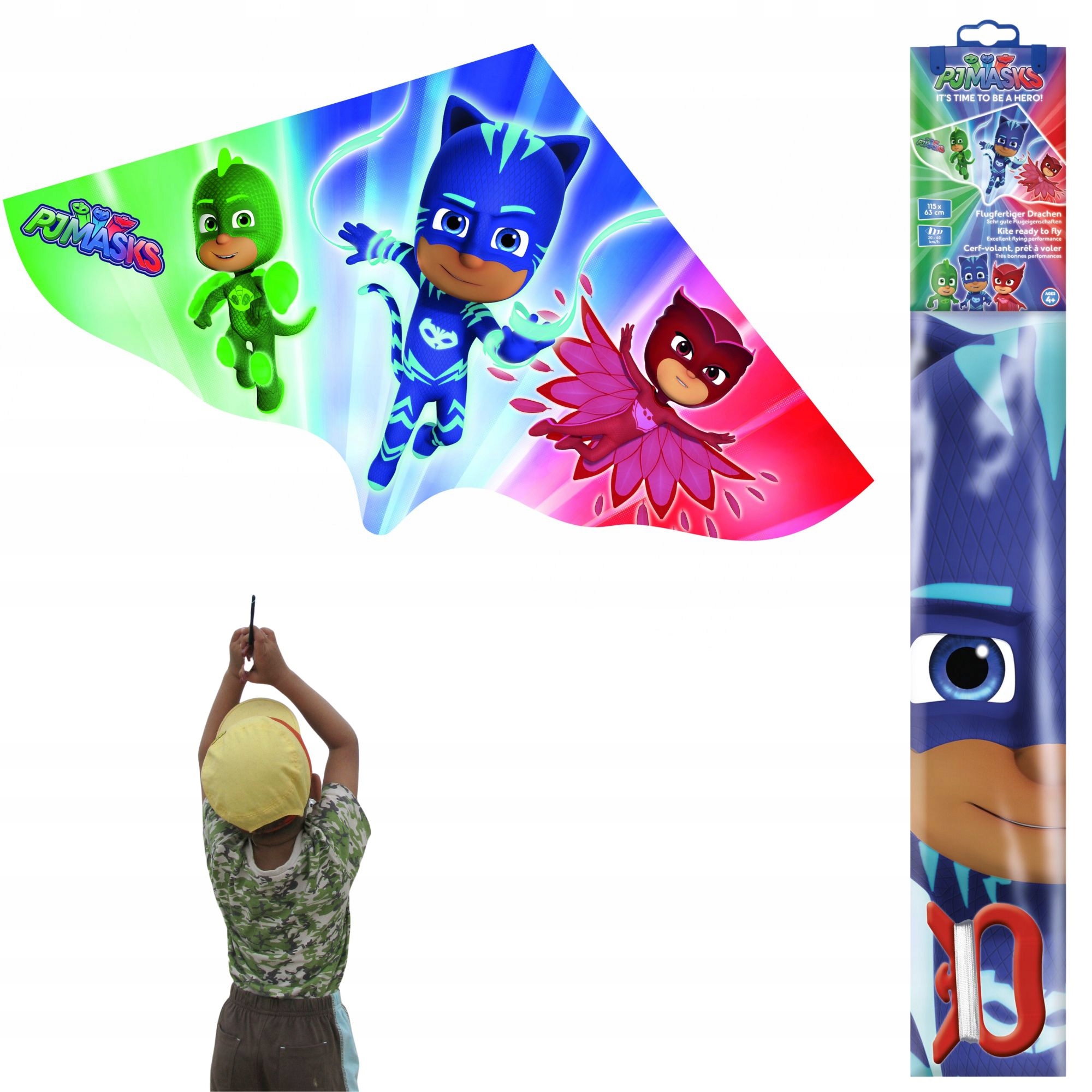 

Latawiec dla dzieci Pj Masks Gunther fun kolorowy