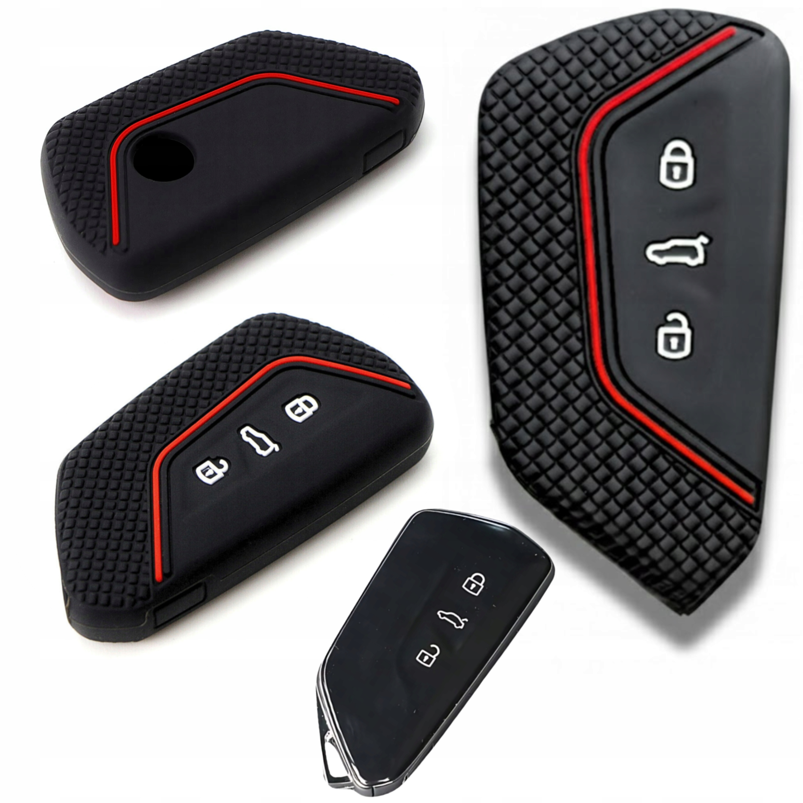 Etui Silikonowe Pokrowiec Na Kluczyk Volkswagen Golf 8 Leon Octavia V Vw