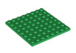 

Lego 41539 Płytka 8x8 zielona Nowa (10g)