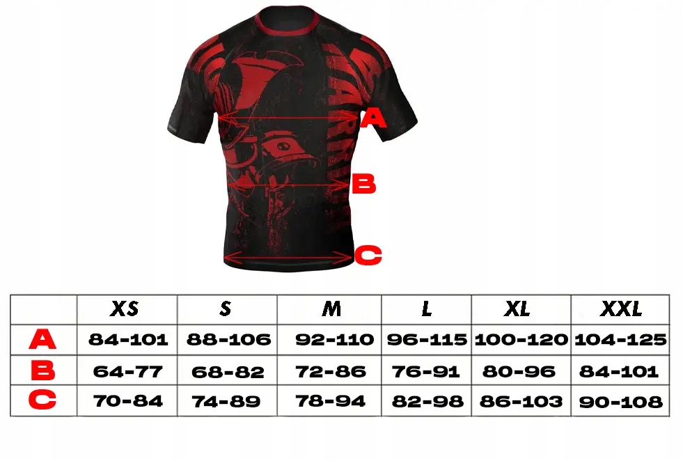 RASHGUARD MĘSKI MMA SPORTY WALKI SIŁOWNIA CROSSTRAINING BUSHIDO Warrior L Linia regular