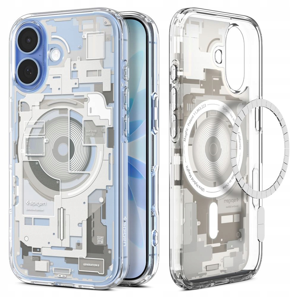 Pouzdro na iPhone 17 MagSafe Ultra Hybrid Zero One titanové