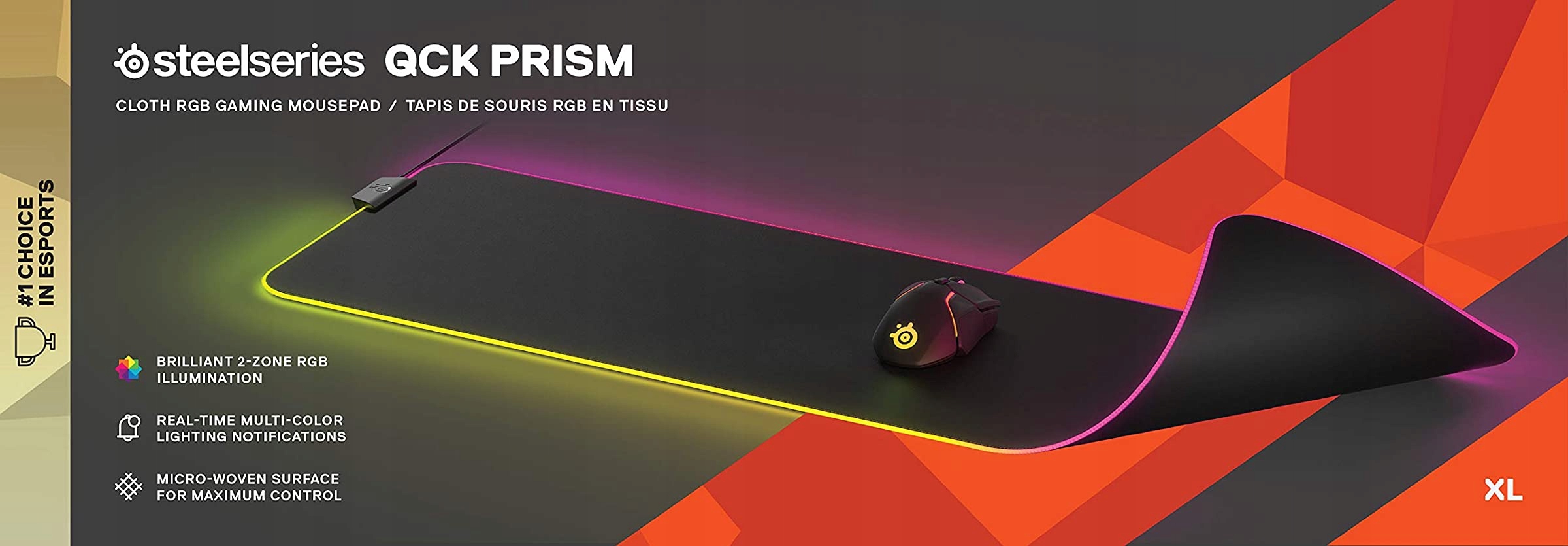 STEELSERIES QCK Podkładka Pod Mysz Klawiaturę RGB — miniatura 8
