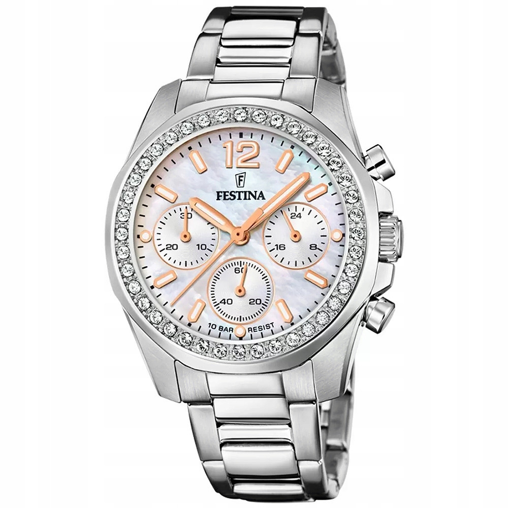 Dámské hodinky Festina F20606-1 stříbrné