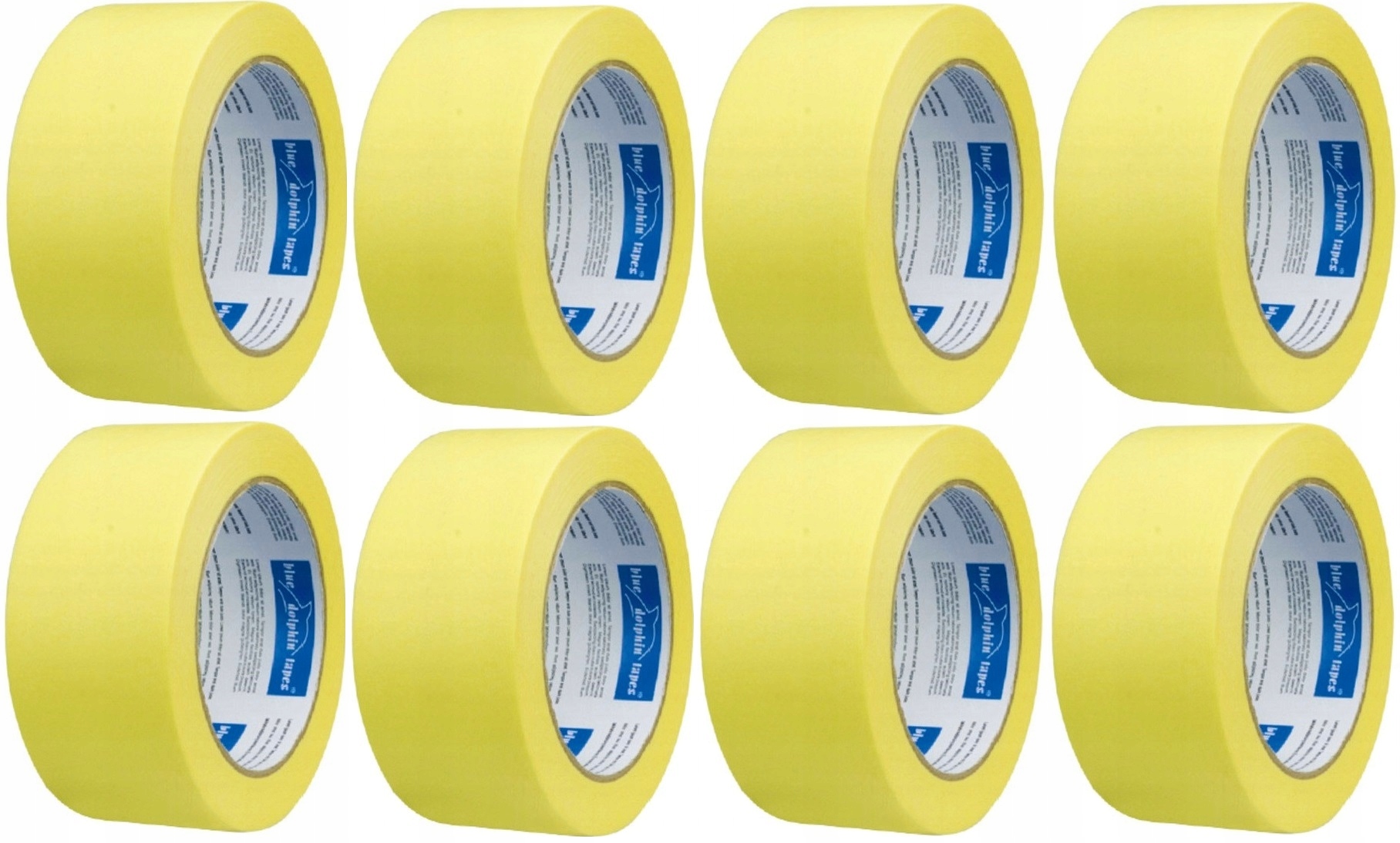 Sada 8 kusů papírových malířských pásek Blue Dolphin 48 mm x 50 m