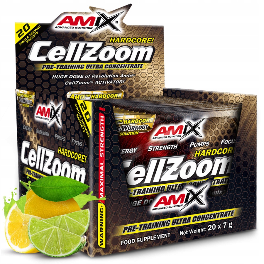 Předtréninková taška na pumpu, sílu, odolnost – sáčky CellZoom Amix x20