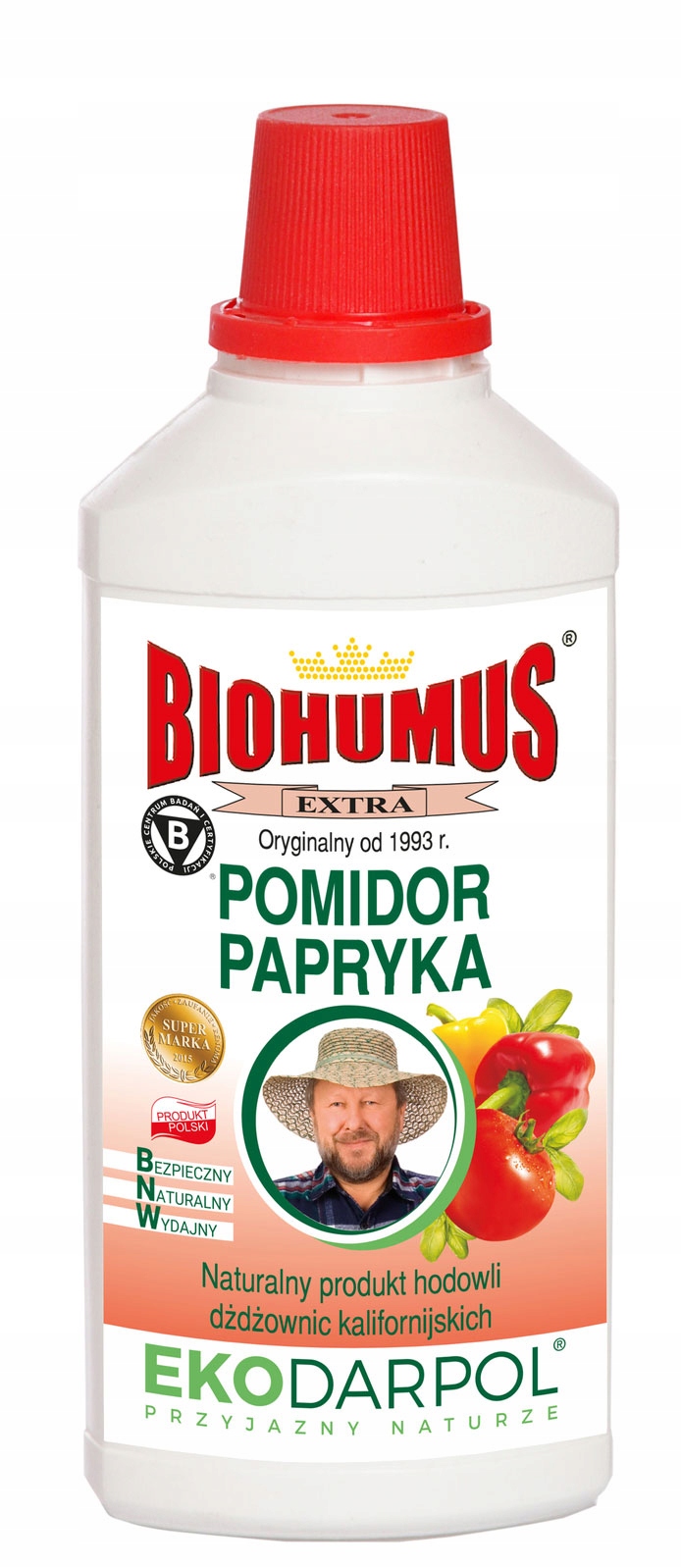

Eko nawóz do pomidorów i papryki 1,0L Biohumus