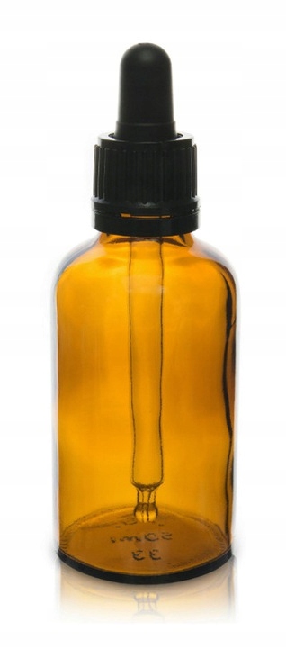 

Butelka Szklana 50ml | Pipeta Zakraplacz Brązowa