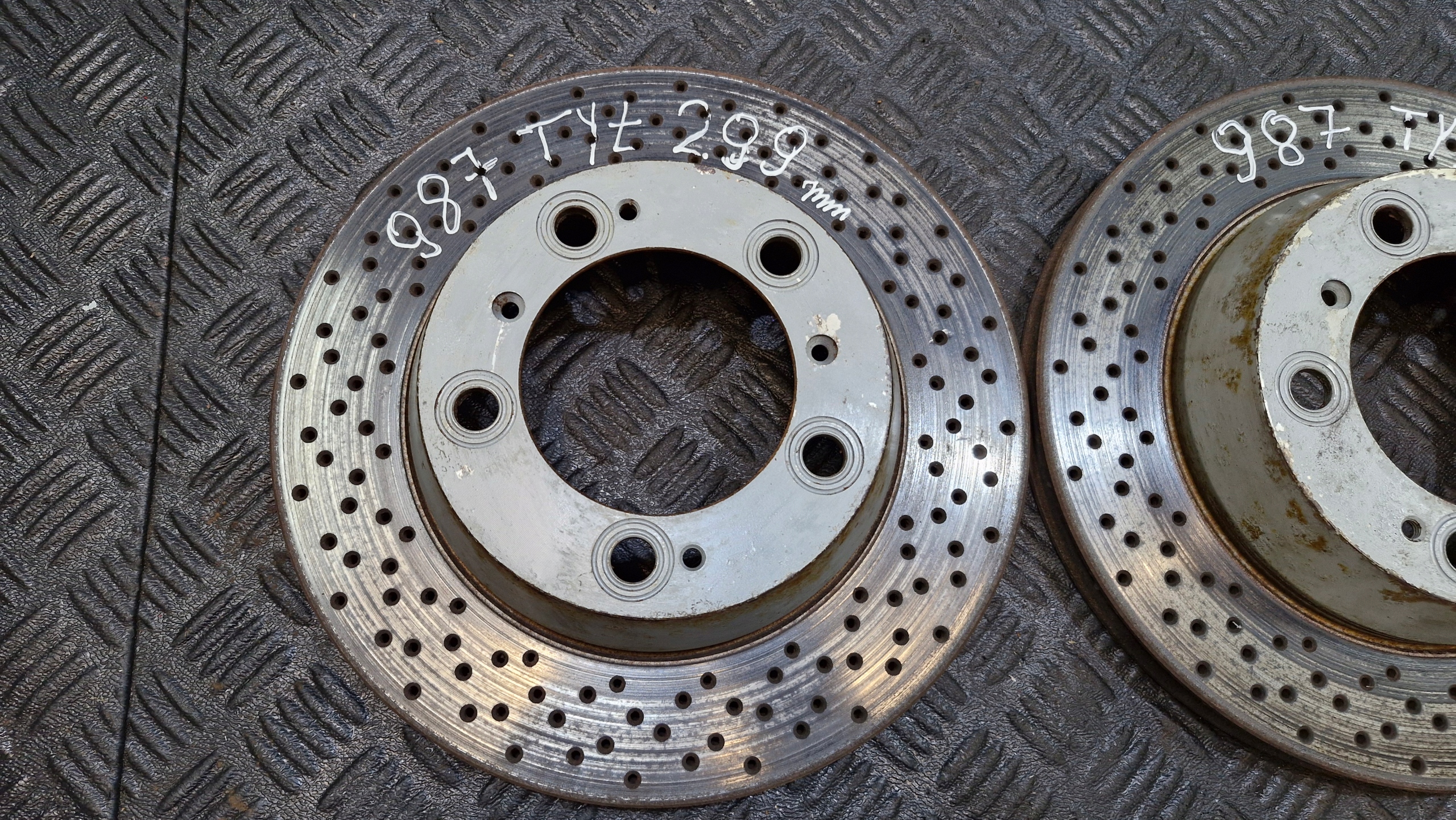 caliper rear part left + right BREMBO + discs 299MM PORSCHE BOXSTER CAYMAN S 987