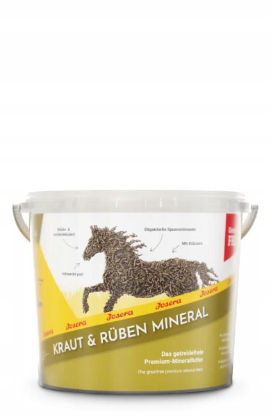 Minerały bezzbożowe dla koni Josera Kraut&RubenMineral granulat 4kg